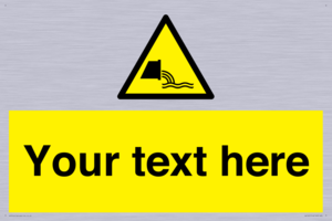 Custom Warning sewage effluent outfall